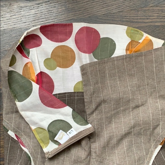 Funky wool pinstripe work dress by Dragg & Stacey - Picture 4 of 4